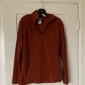 The North Face Brown Zip Up Sweater